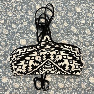 Seafolly Aztec print bikini top